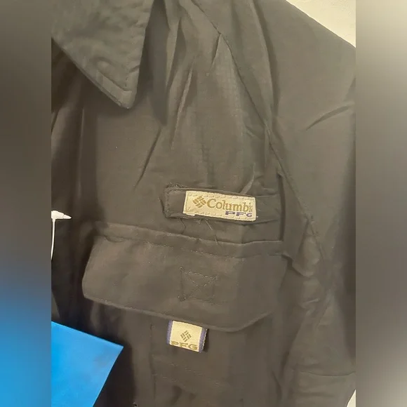 Columbia button down short sleeve top Omni shade protection size L - Picture 3 of 6